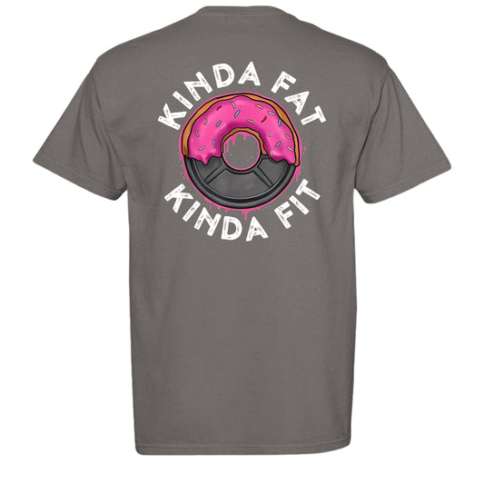 Kinda fit tee in Grey — back view