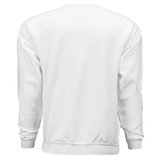 Camo Darlin' crewneck sweatshirt in White — back view