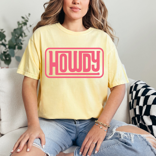 Howdy Yellow Tee
