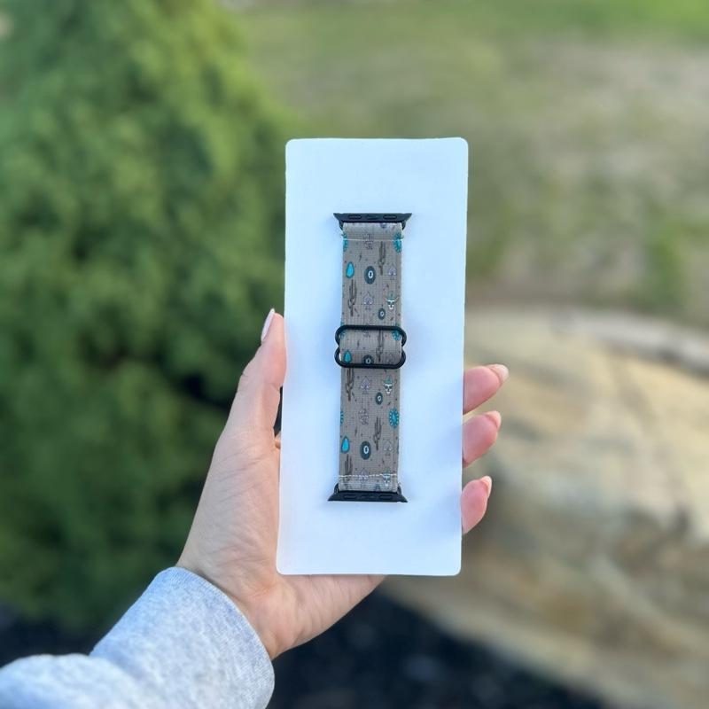 Brown Western Adjustable Handmade Elastic Watch Band for Stylish and Convenient Wear