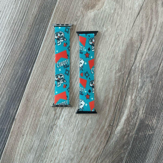 Elastic Watch Band - Handmade Cowboy Strap for Stylish, Comfortable Wear