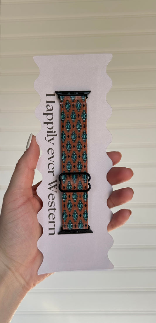 Orange Concho Adjustable Watch bands