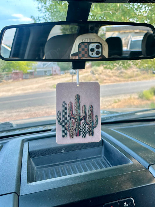 Cactus air freshener — alternate view