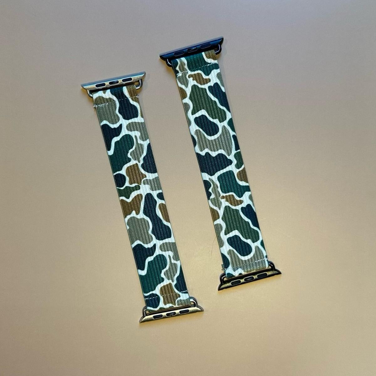 Camo Elastic Watch Band – Durable Stretch Strap, Comfortable Fit