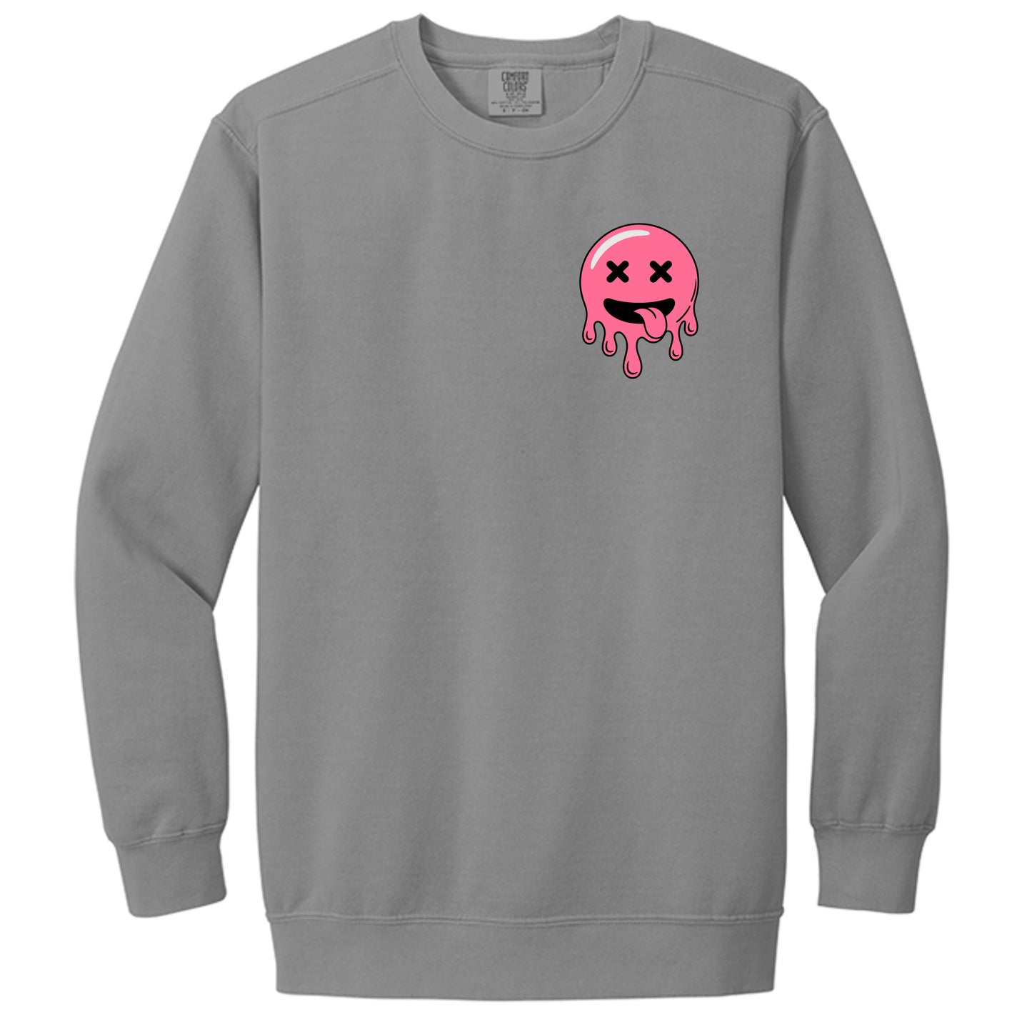 Everything Hurts sweatshirt in Grey — front view