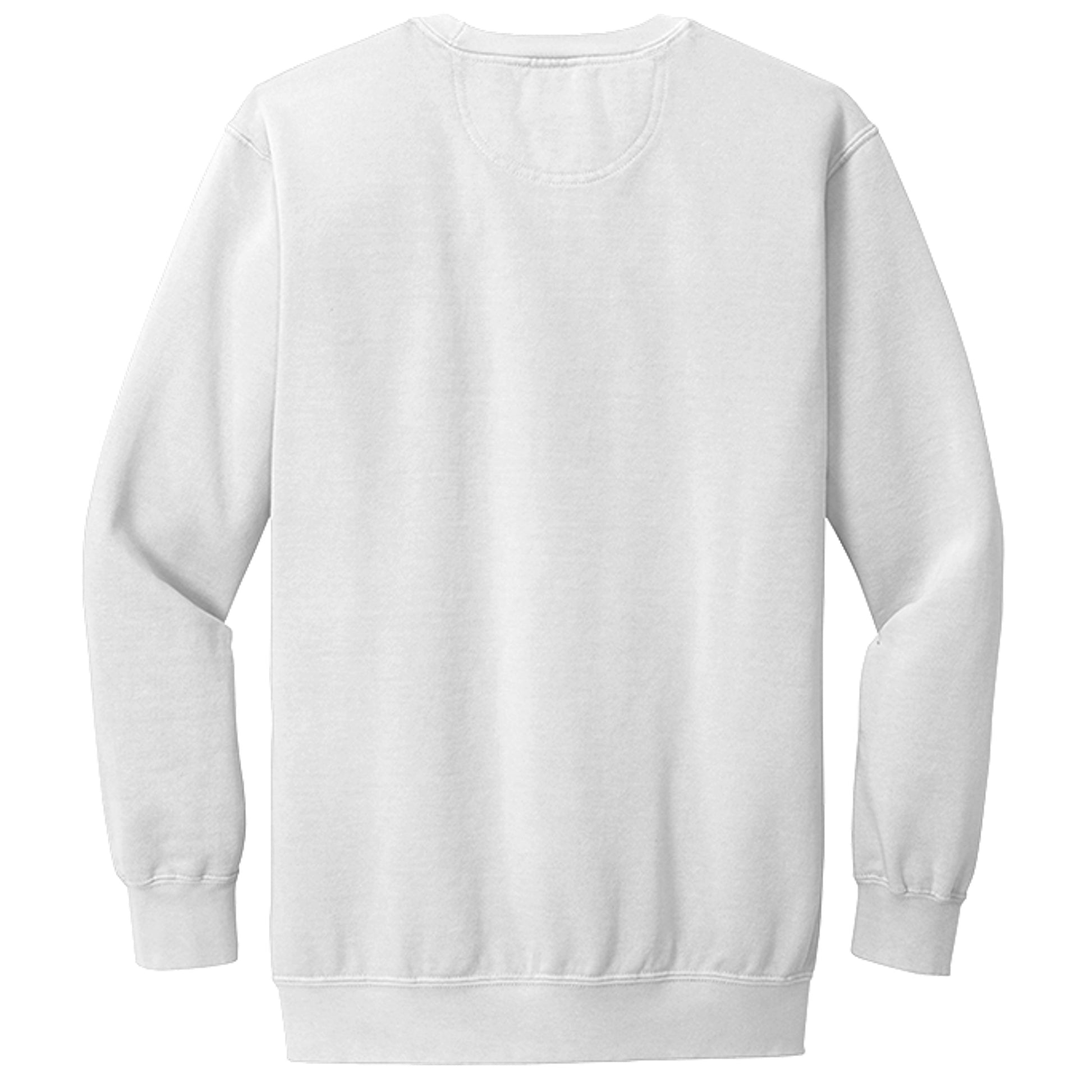 Spooky crewneck in White — back view