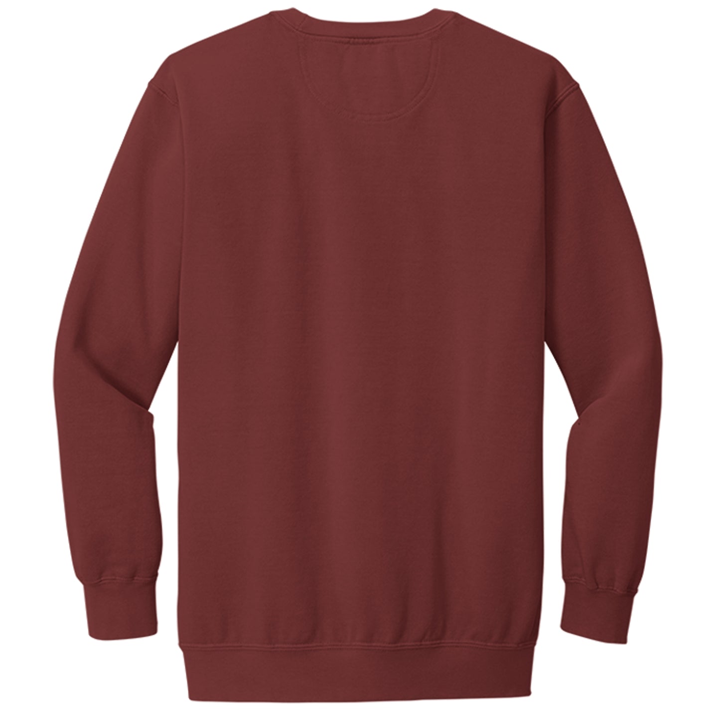 Spooky crewneck in Crimson — back view