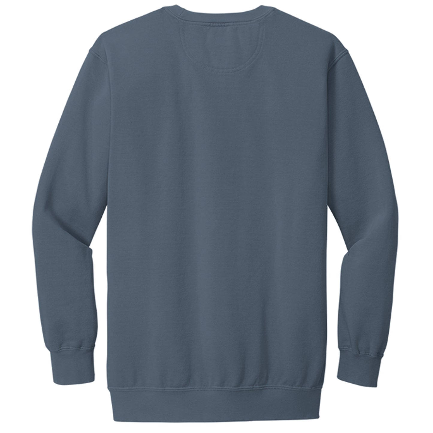 Spooky crewneck in Denim — back view