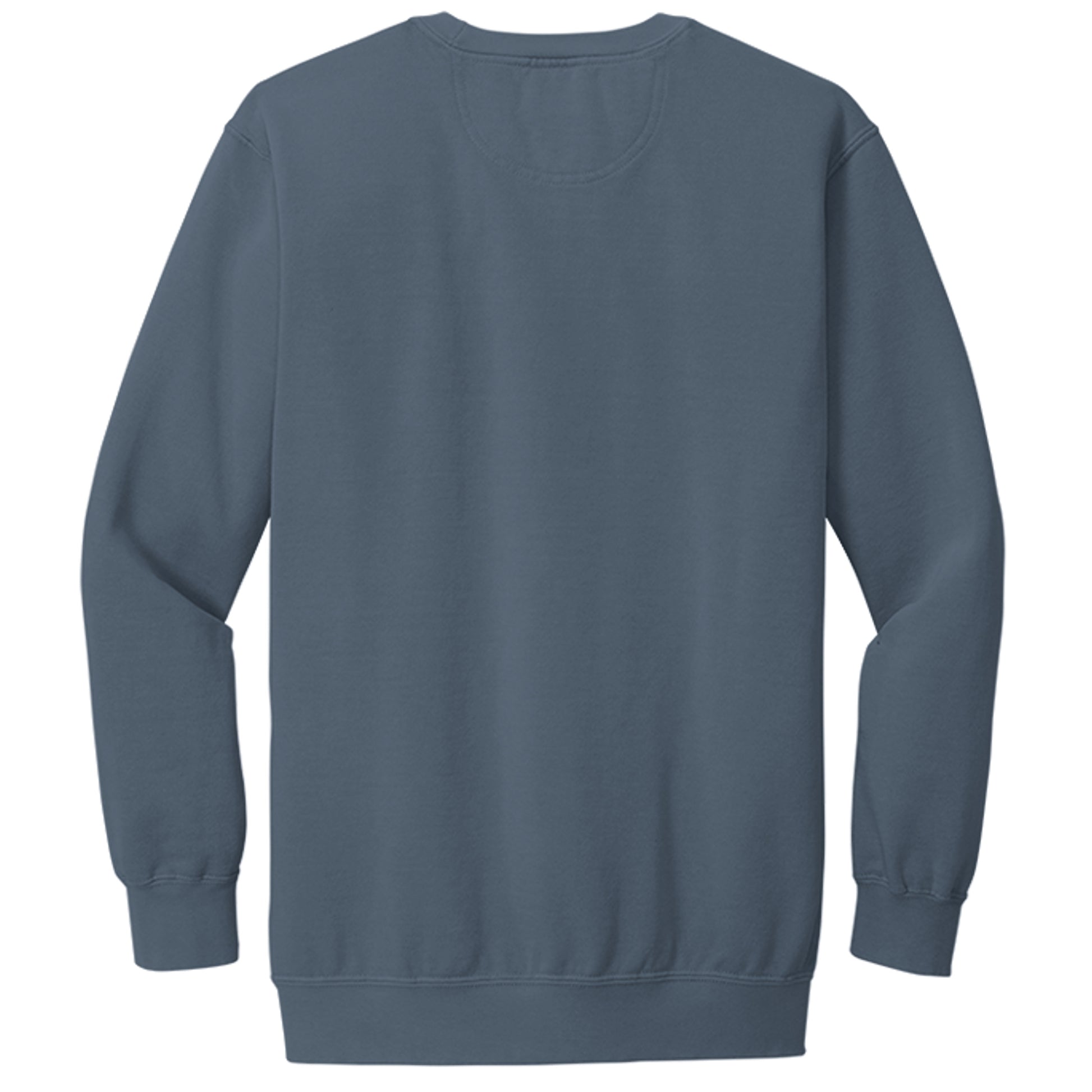 Spooky crewneck in Denim — back view