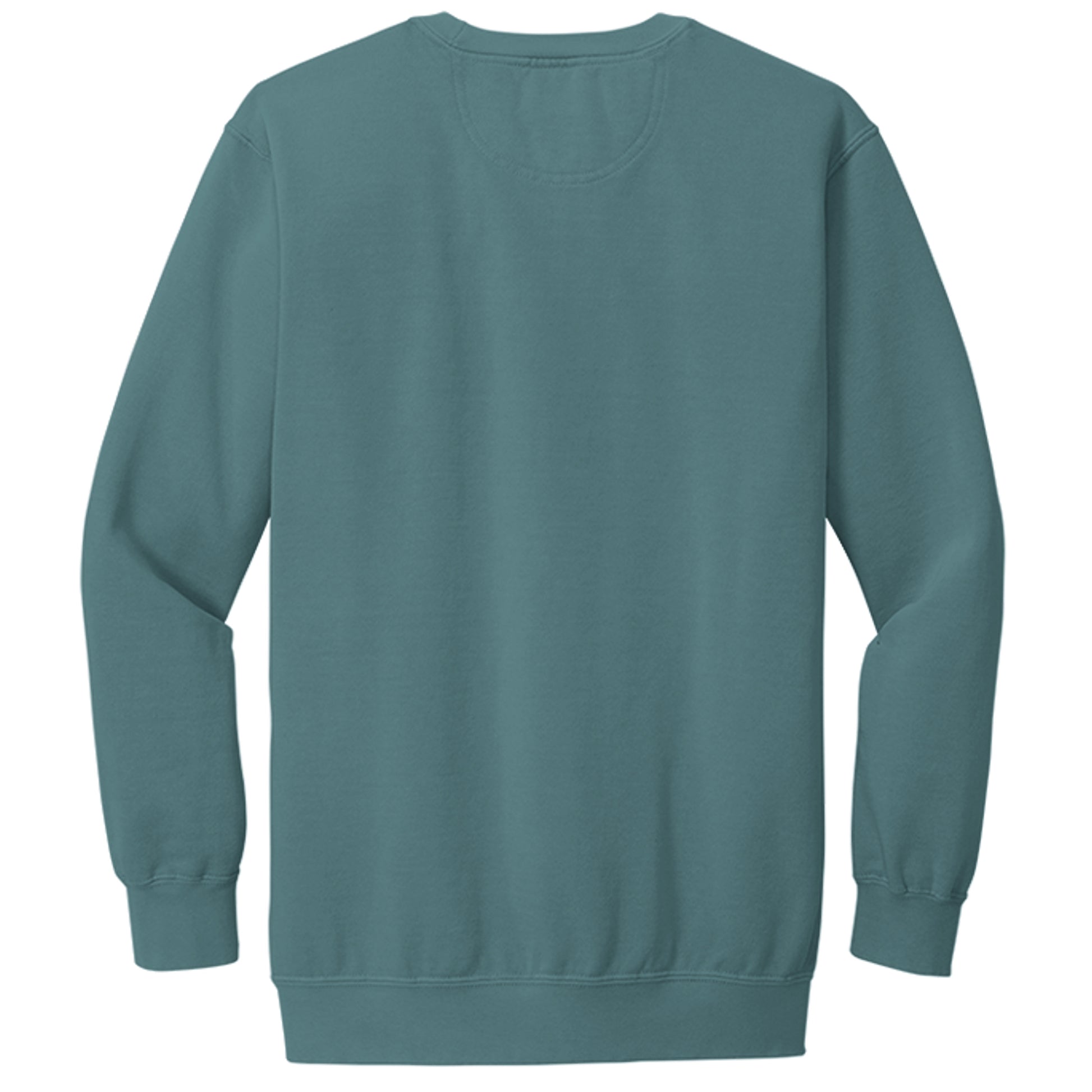 Spooky crewneck in Blue Spruce — back view