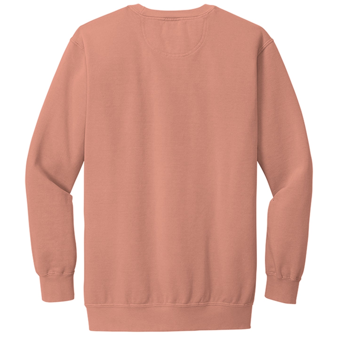 Spooky crewneck in Terracotta — back view