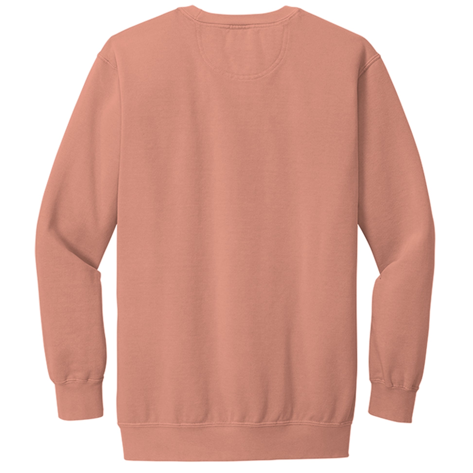 Spooky crewneck in Terracotta — back view