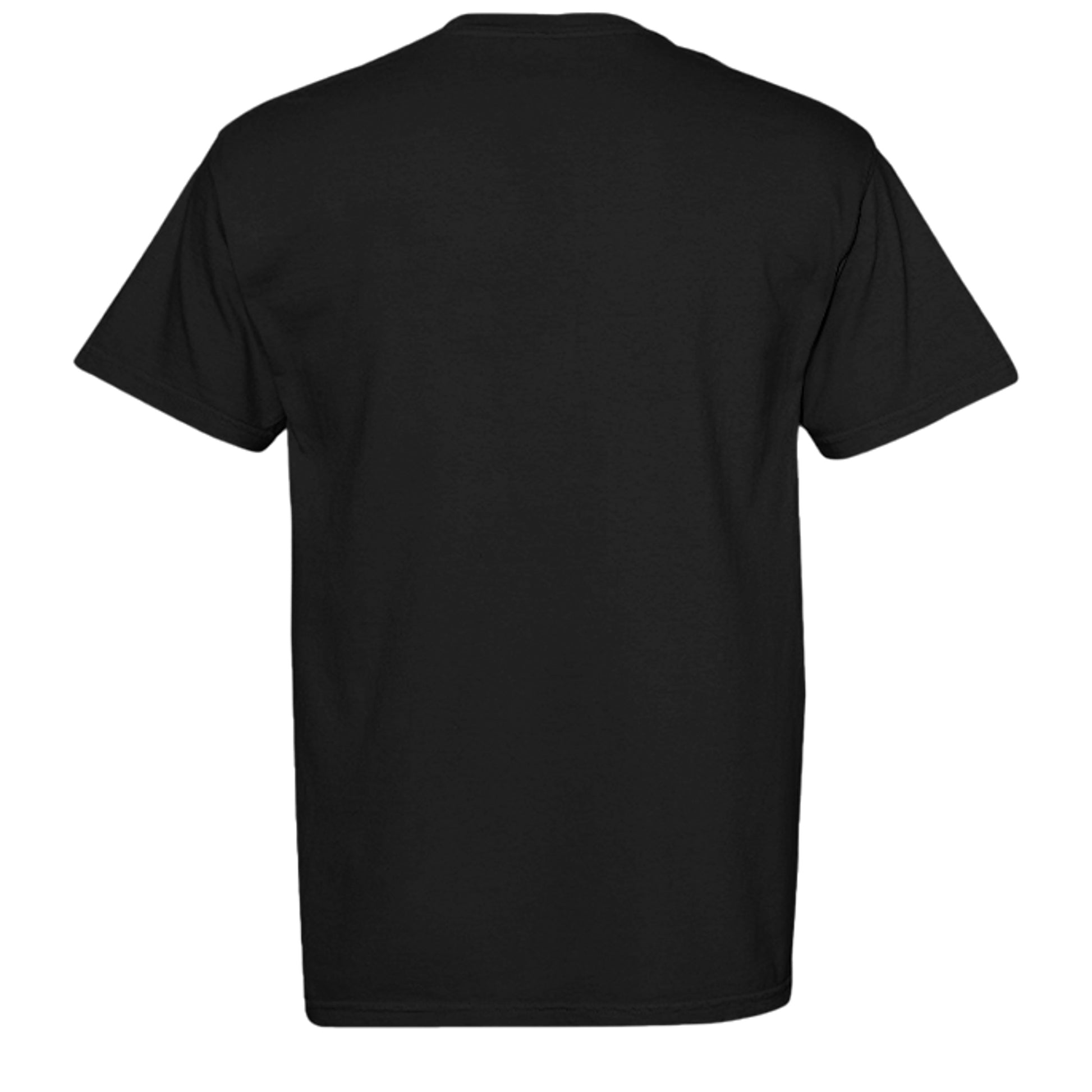 Shhh gym tee in Black — back view