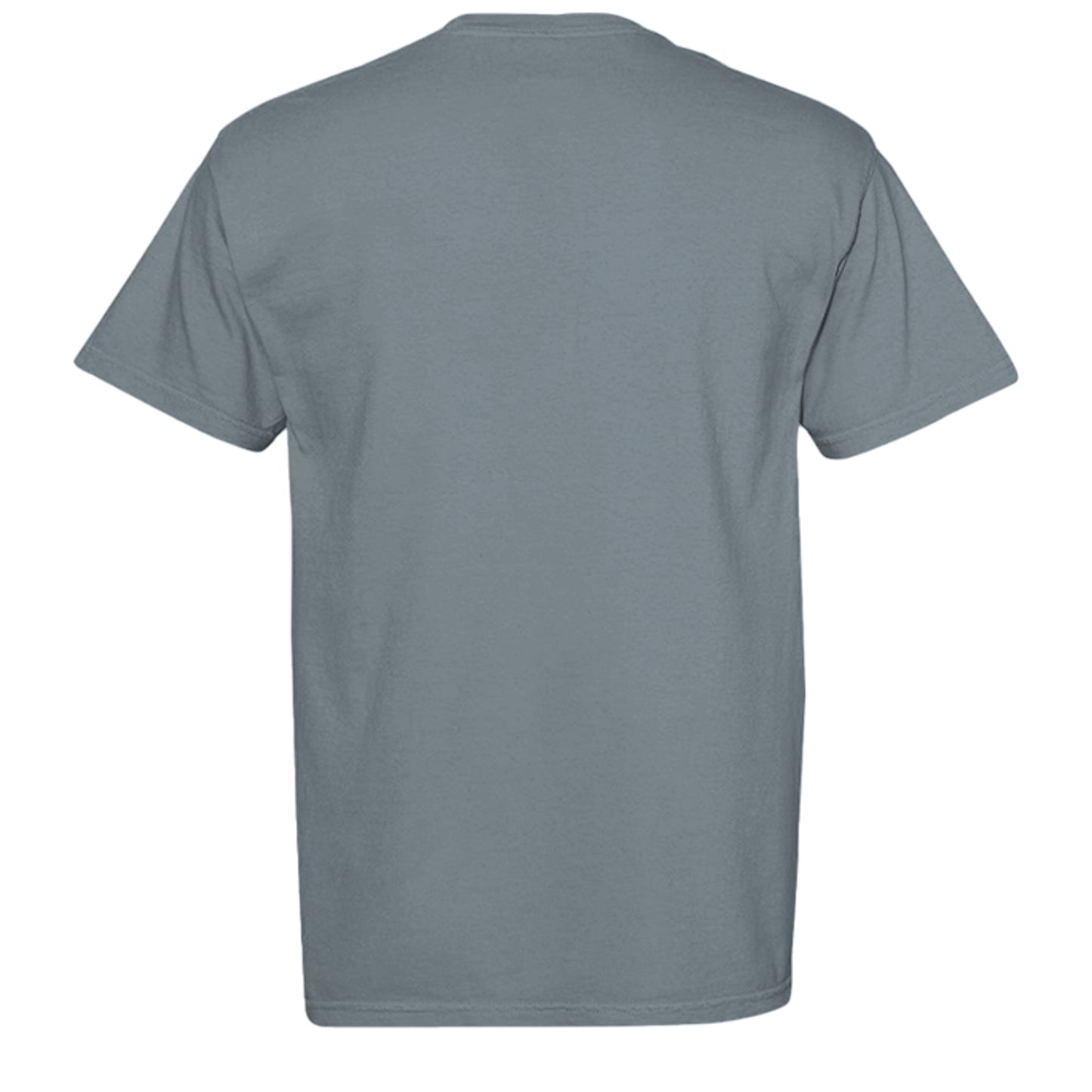 Shhh gym tee in Granite — back view