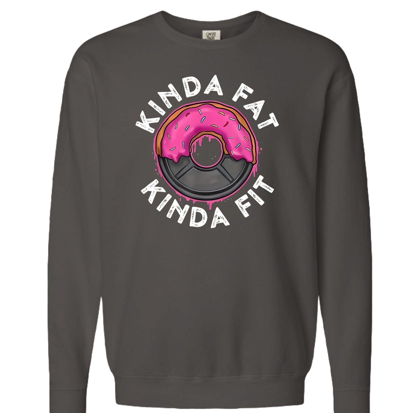 Kinda fit sweatshirt in Pepper — front view