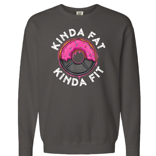 Kinda fit sweatshirt in Pepper — front view