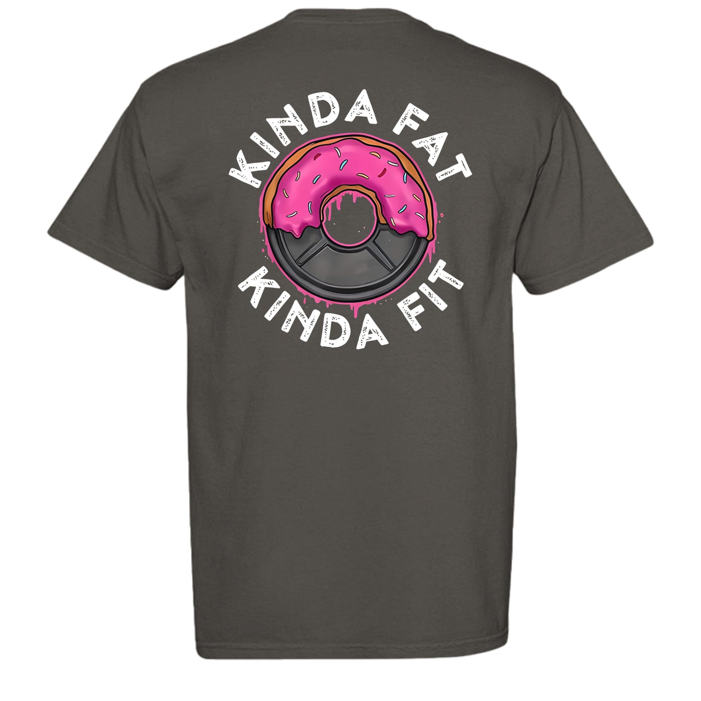 Kinda fit tee in Pepper — back view
