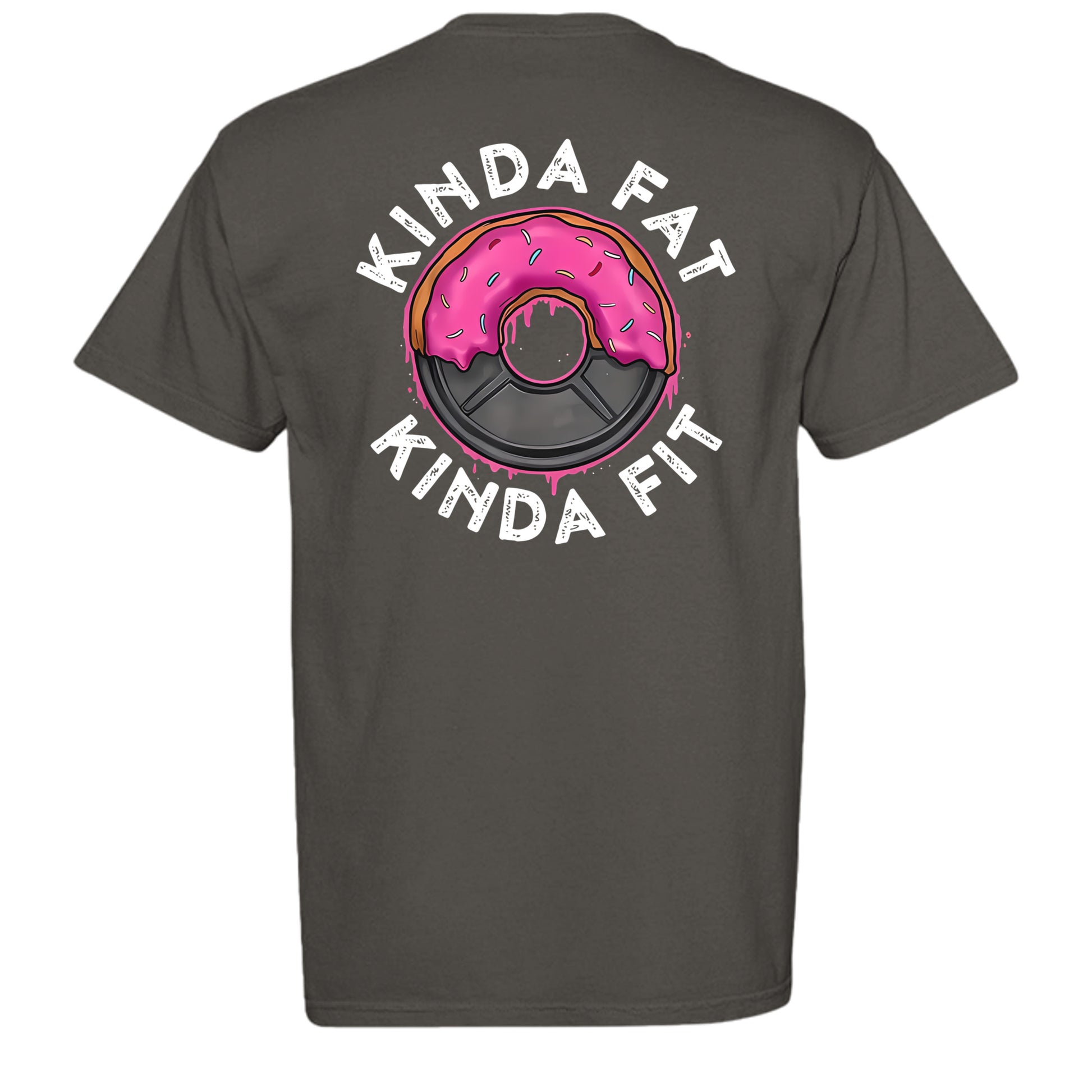 Kinda fit tee in Pepper — back view