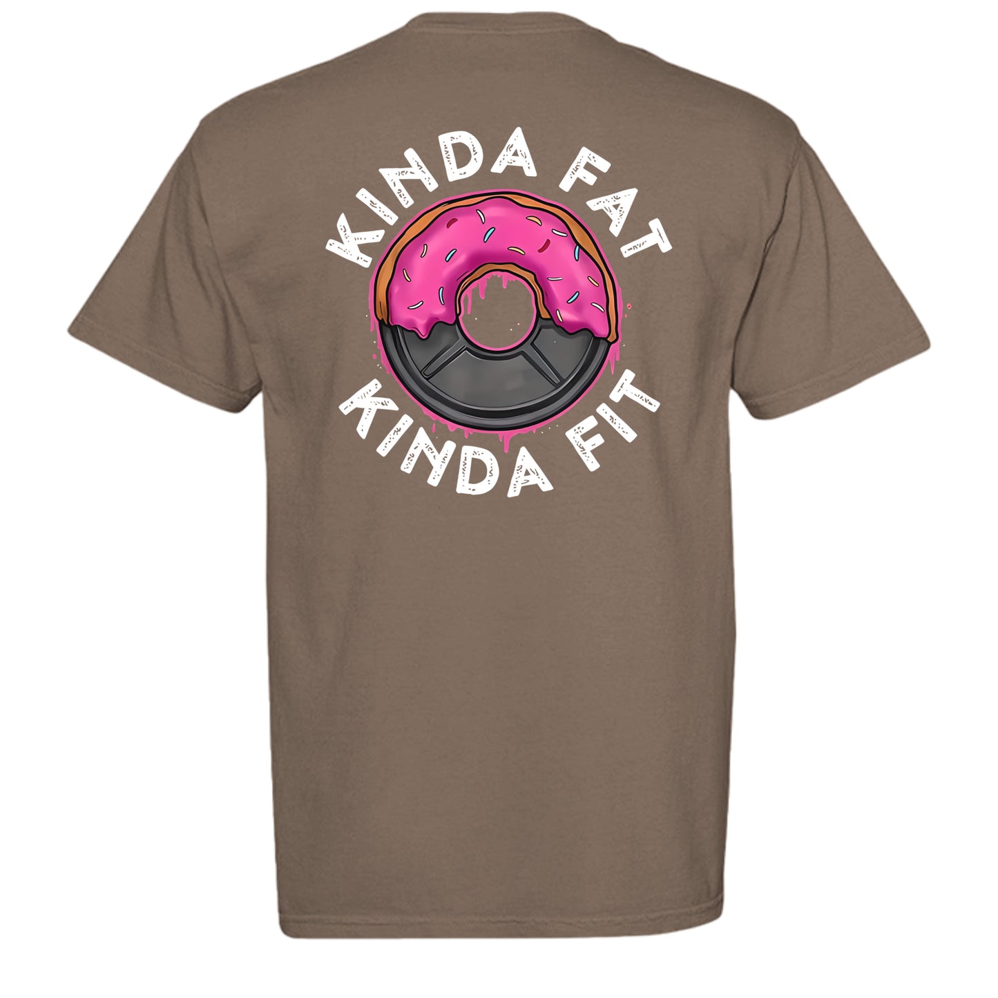 Kinda fit tee in Espresso — back view