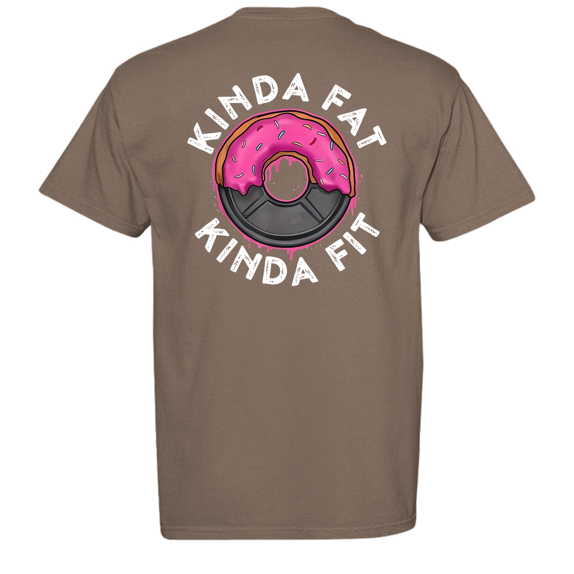 Kinda fit tee in Espresso — back view