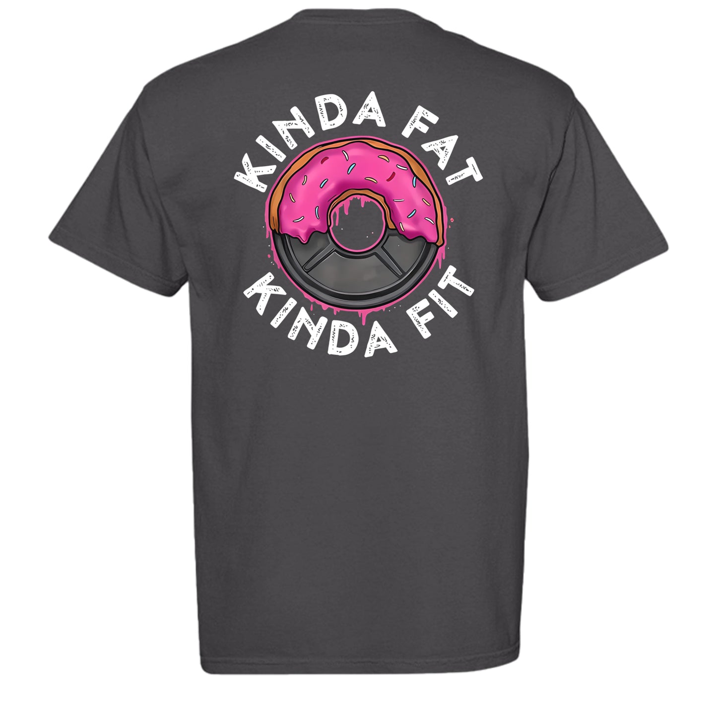Kinda fit tee in Graphite — back view