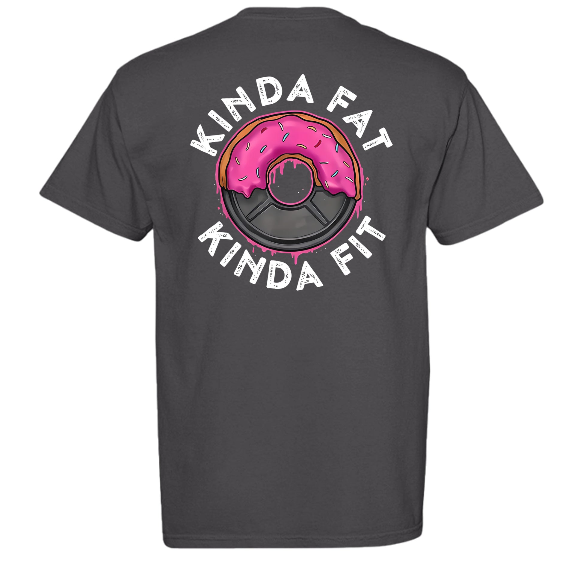 Kinda fit tee in Graphite — back view