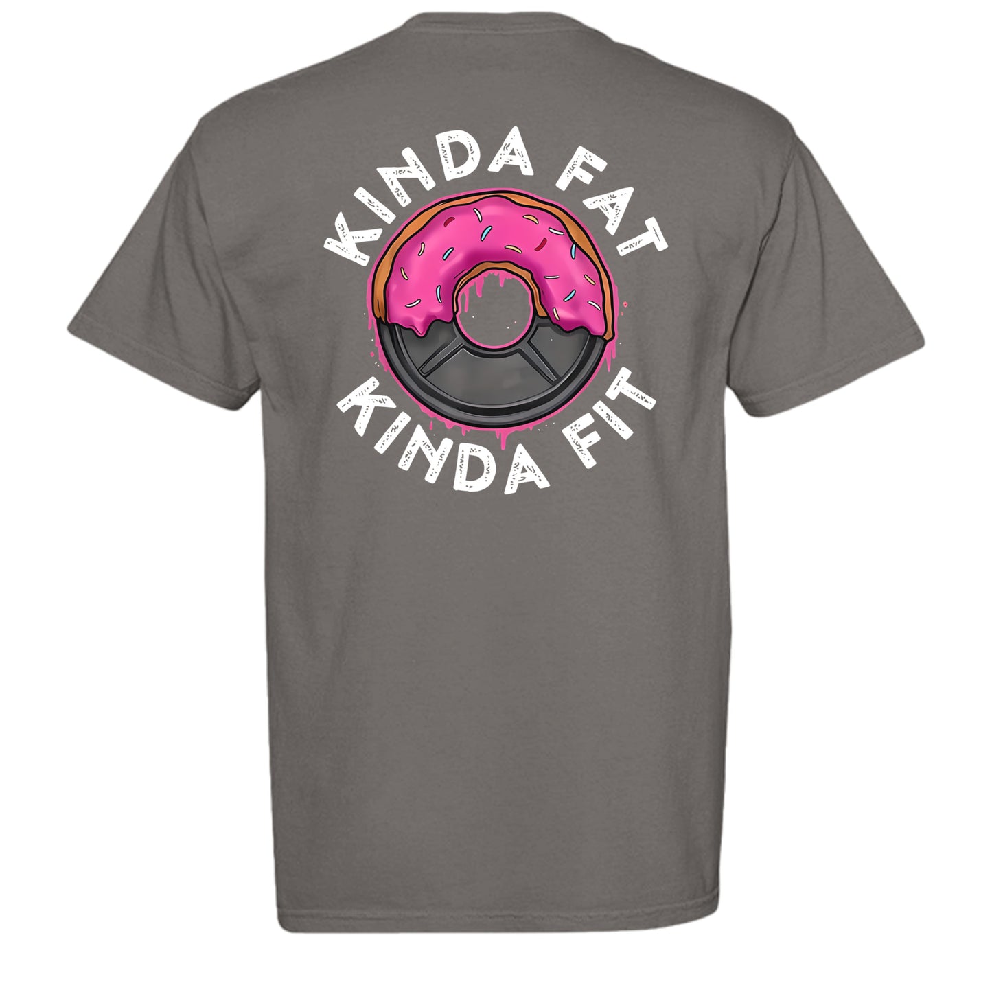 Kinda fit tee in Grey — back view