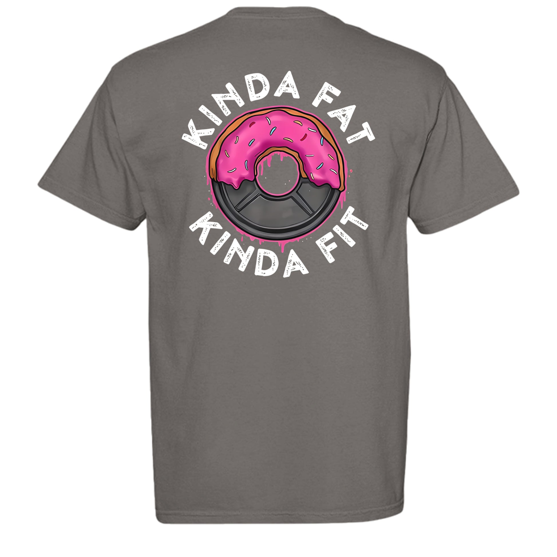 Kinda fit tee in Grey — back view