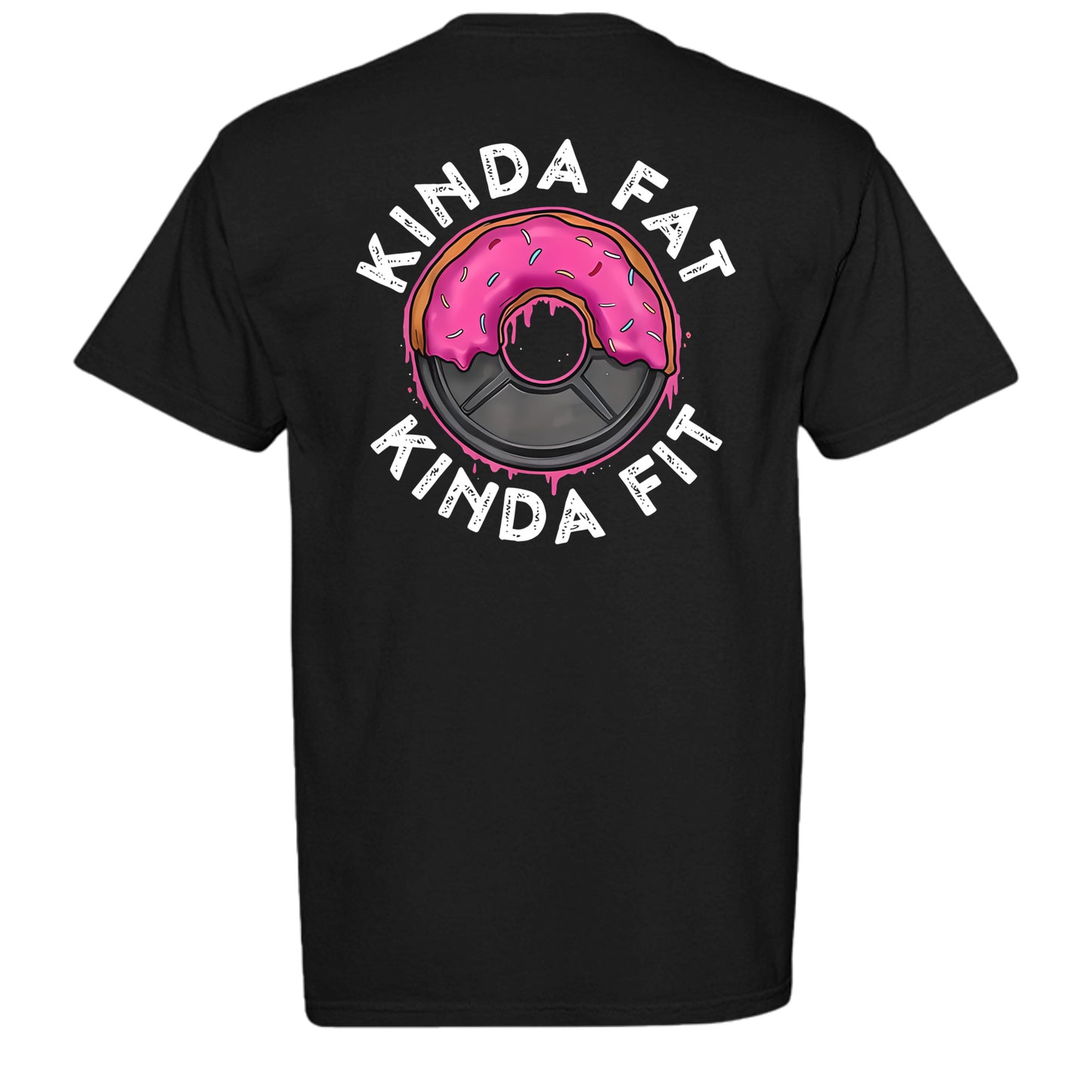 Kinda fit tee in Black — back view