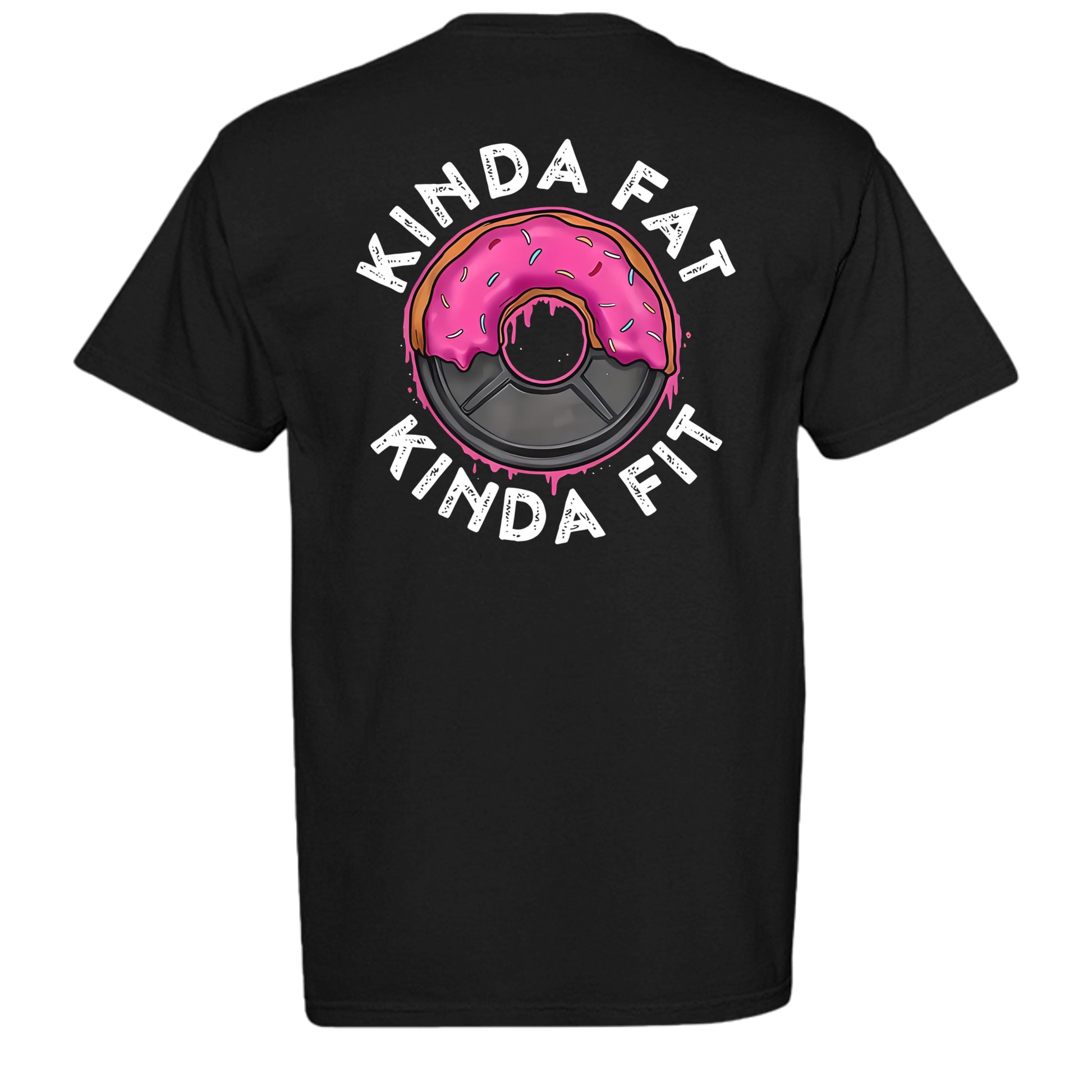 Kinda fit tee in Black — back view