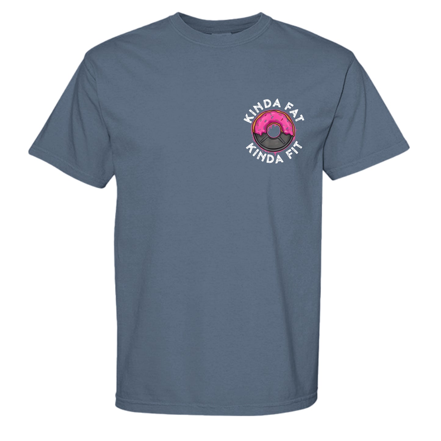 Kinda fit tee in Blue Jean — front view