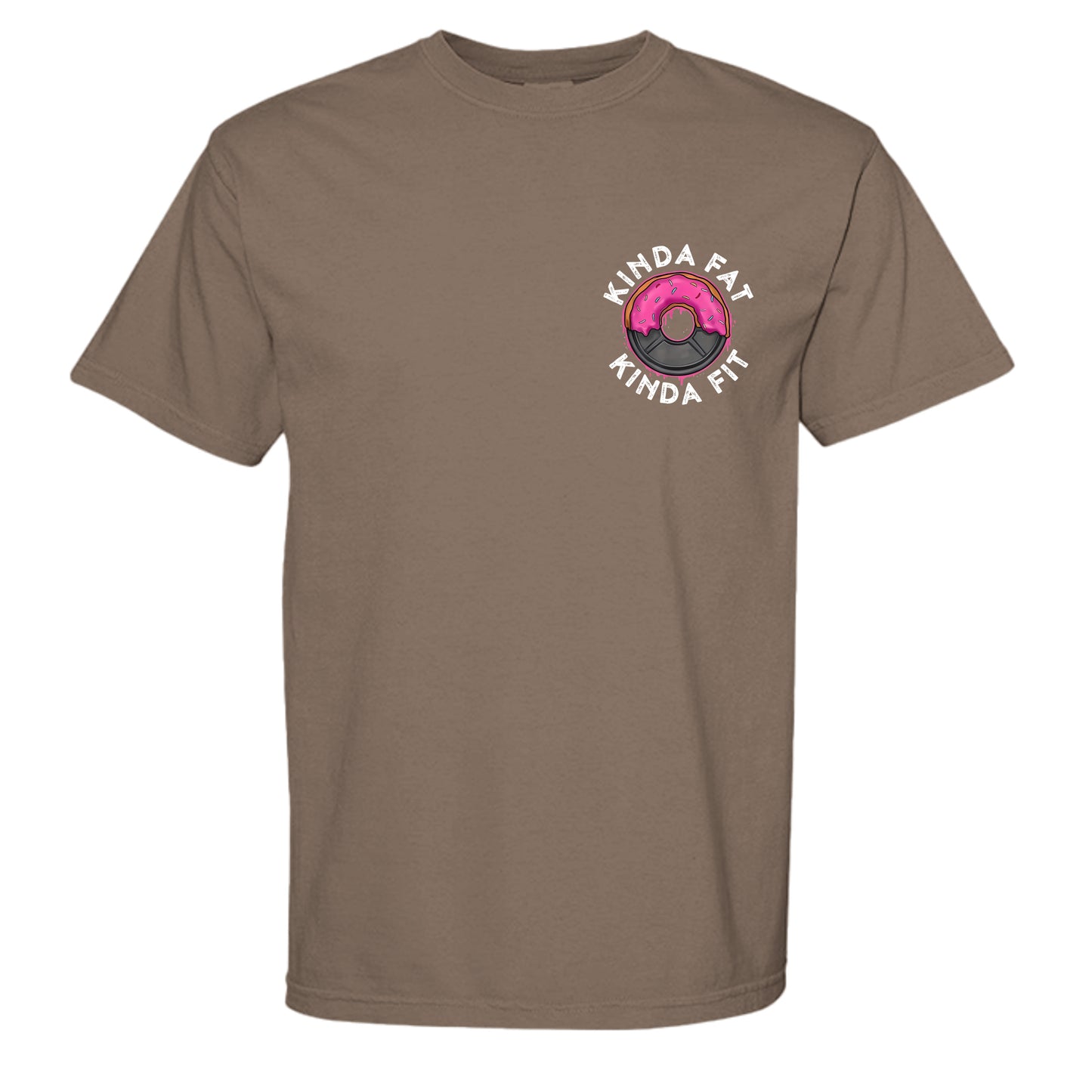 Kinda fit tee in Espresso — front view