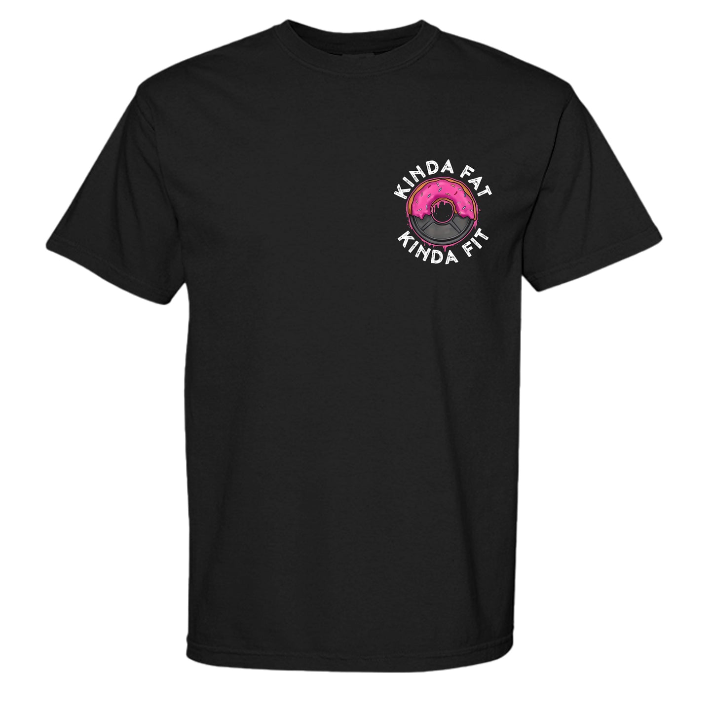 Kinda fit tee in Black — front view