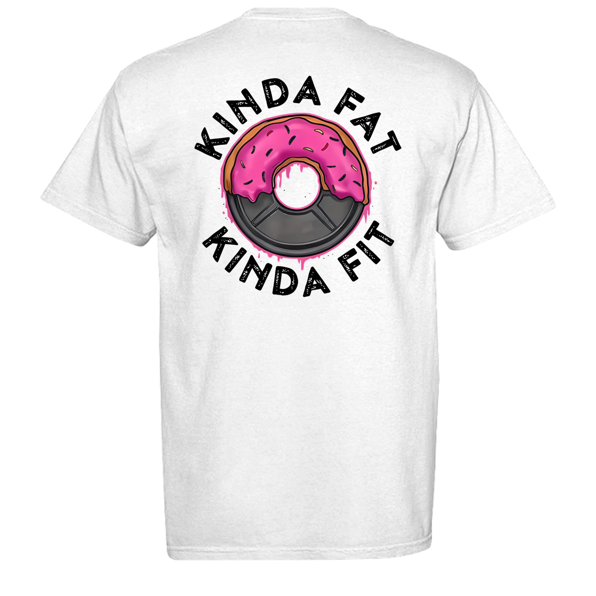 Kinda fit tee in White — back view