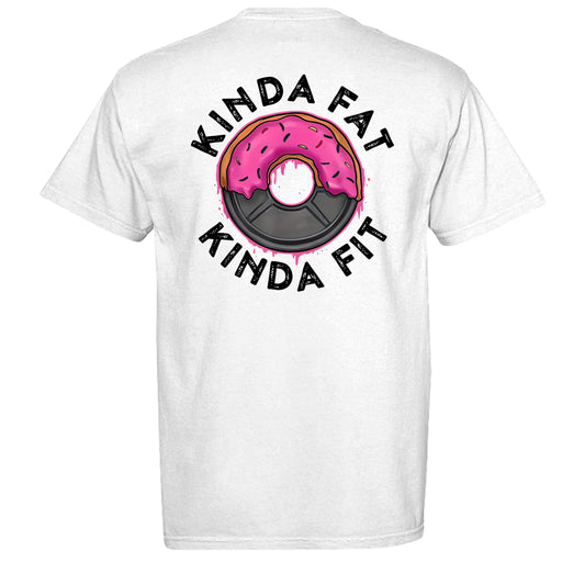 Kinda fit tee in White — back view