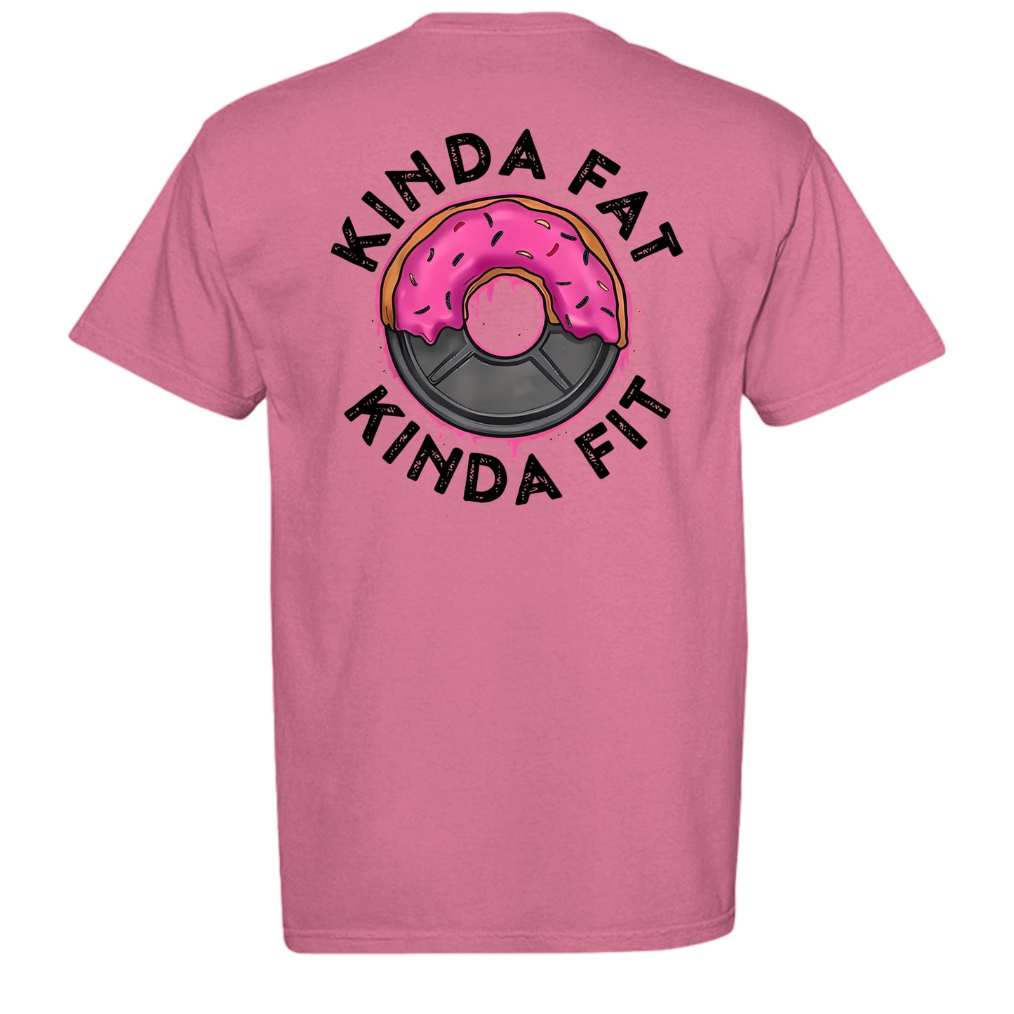 Kinda fit tee in Crunchberry — back view