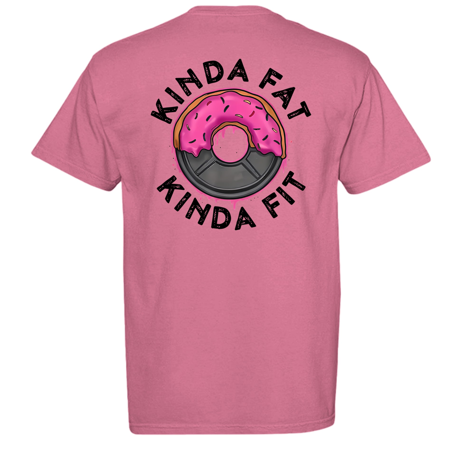 Kinda fit tee in Crunchberry — back view