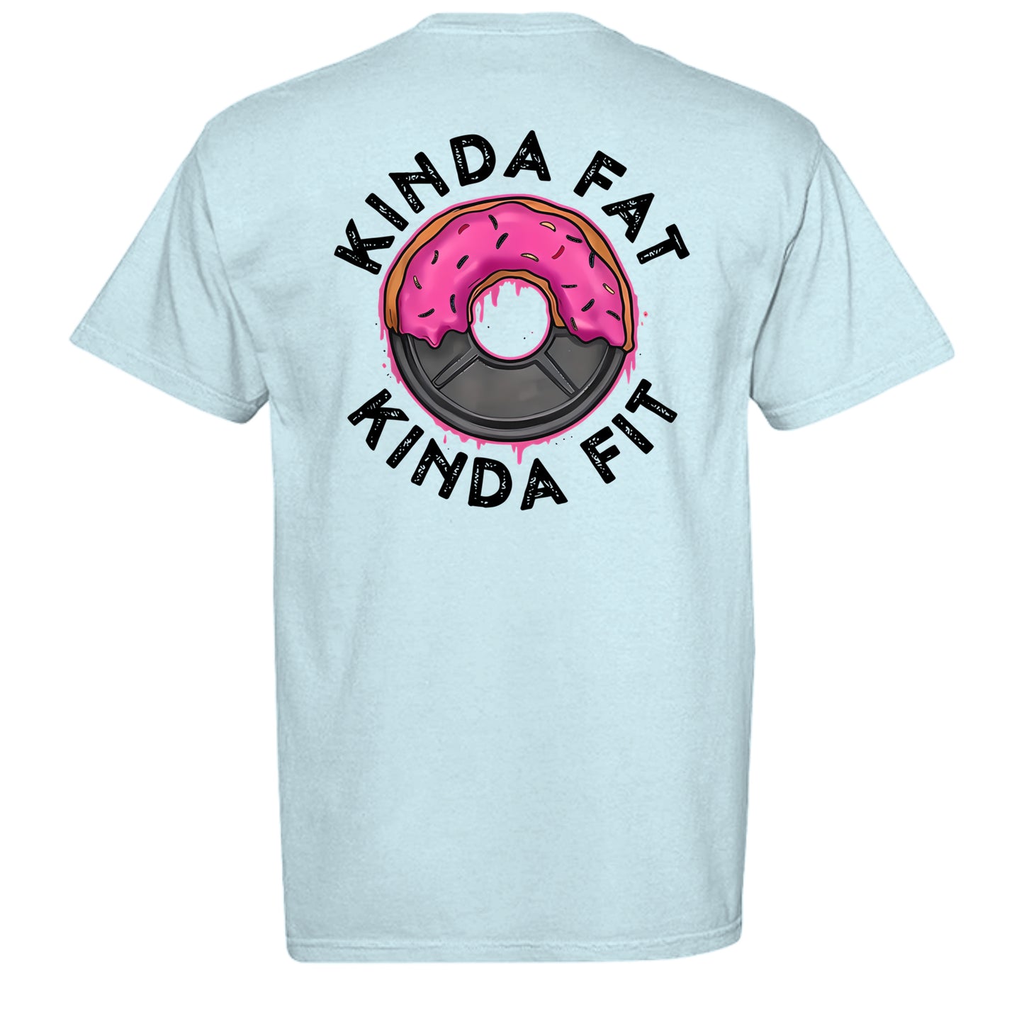 Kinda fit tee in Chambray — back view