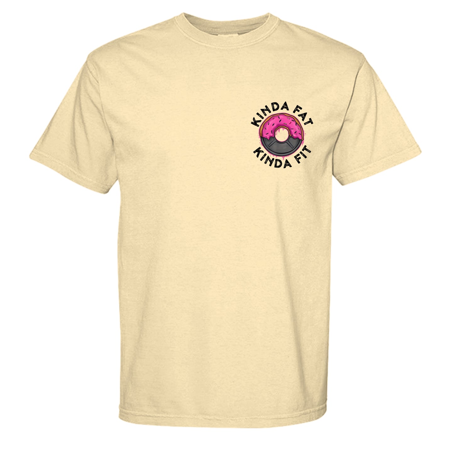 Kinda fit tee in Butter — front view