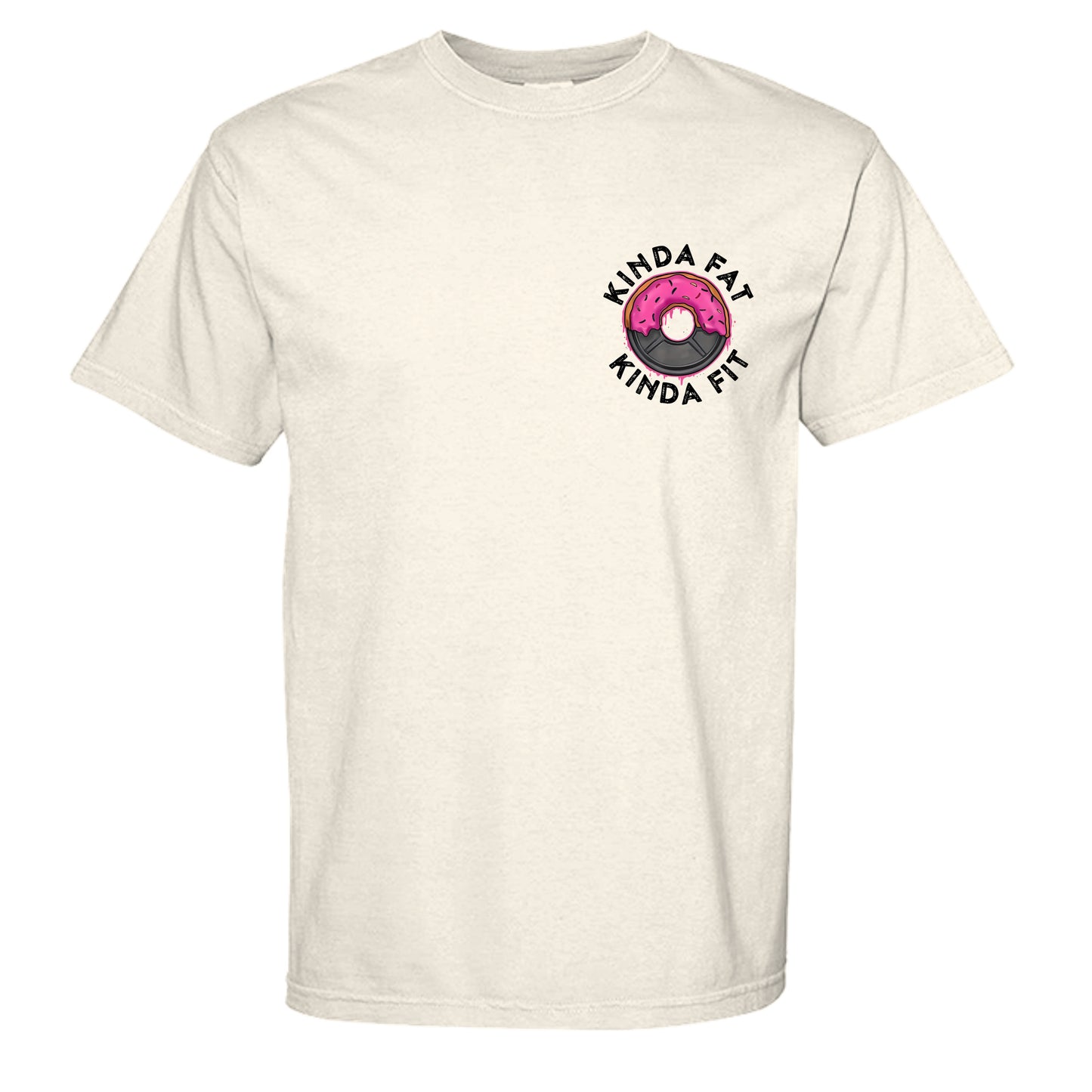 Kinda fit tee in Ivory — front view