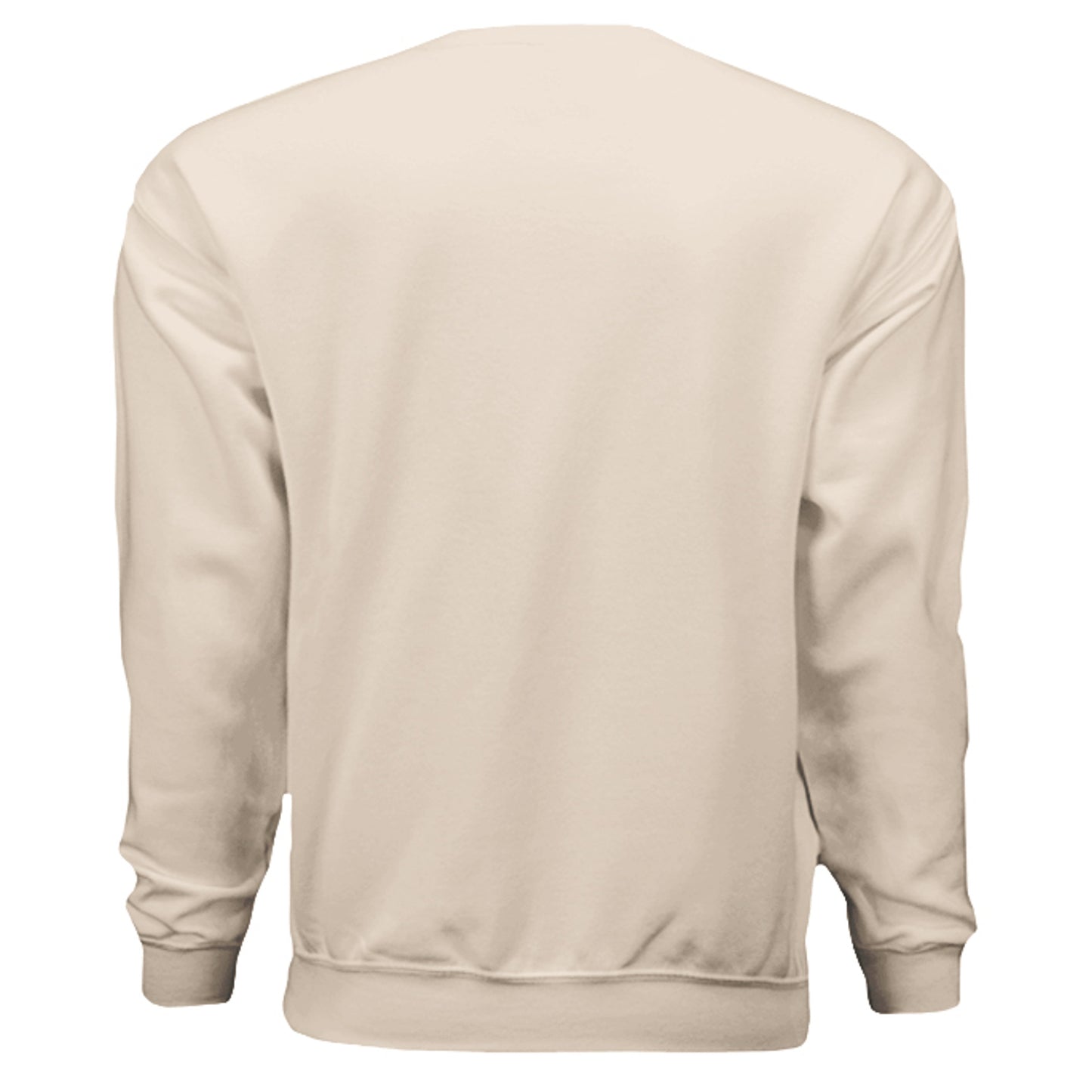 Camo Darlin' crewneck sweatshirt in Sand — back view