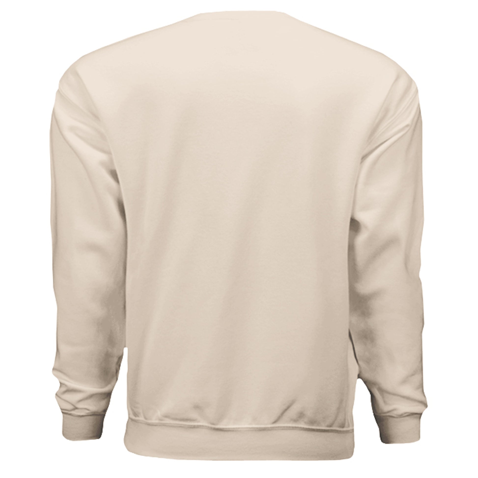 Camo Darlin' crewneck sweatshirt in Sand — back view