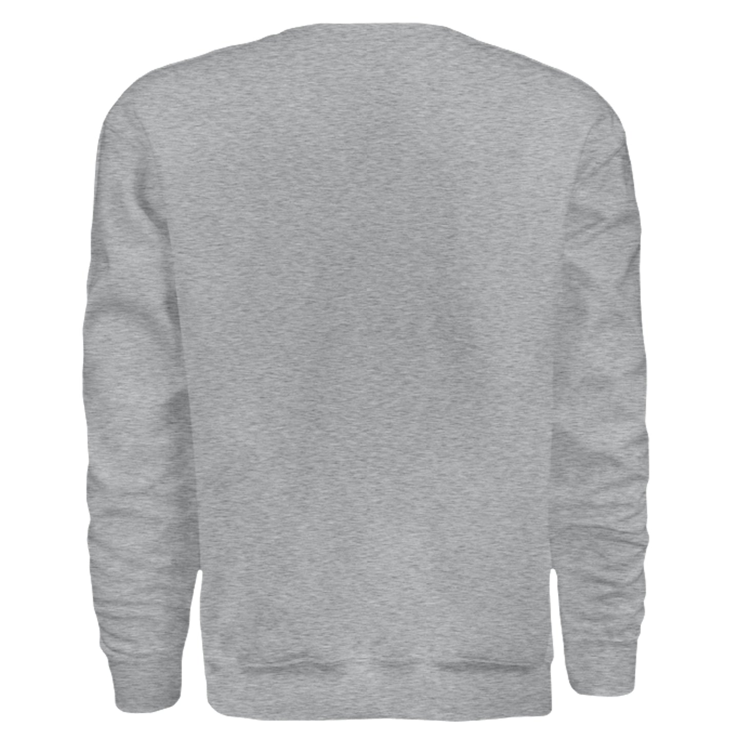 Camo Darlin' crewneck sweatshirt in Sport Grey — back view